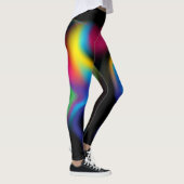 Rainbow fractal design leggings (Rechts)