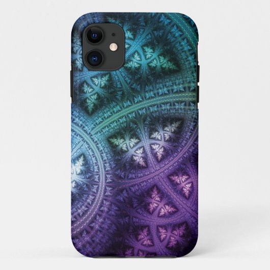Rainbow Fractal Frost Case-Mate iPhone Case (Achterkant)