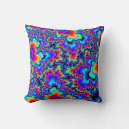 Rainbow Fractal Kussen