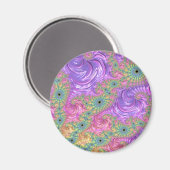 Rainbow Fractal Magneet (Voorkant / Achterkant)