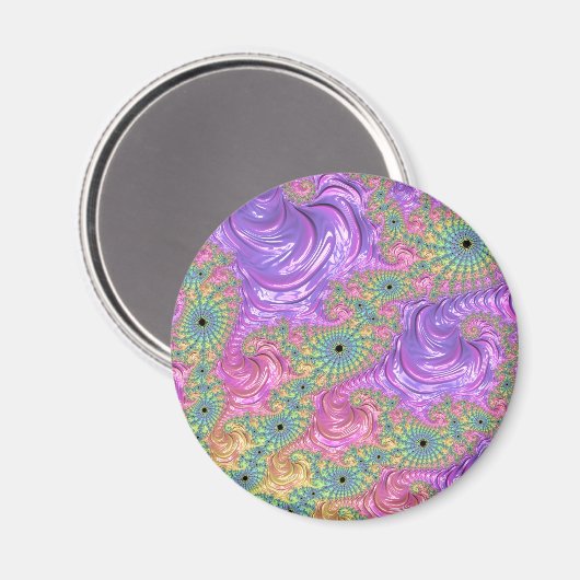 Rainbow Fractal Magneet (Voorkant / Achterkant)