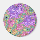 Rainbow Fractal Magneet (Voorkant)