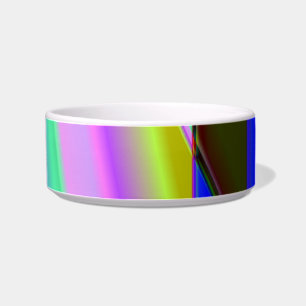 Rainbow Fractal Pet Bowl Voerbakje