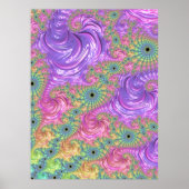 Rainbow Fractal Poster (Voorkant)