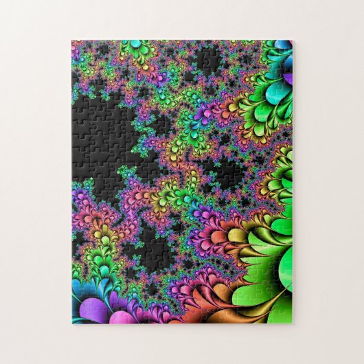 Rainbow Fractal Puzzle Legpuzzel (Verticaal)
