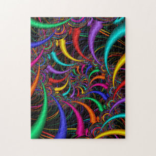 Rainbow Fractal Spiral Rainbow Pattern Legpuzzel