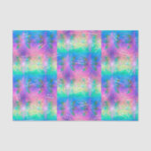 Rainbow Fractal Tie-Dye Snowflake Merry Christmas Tissuepapier (Voorkant)