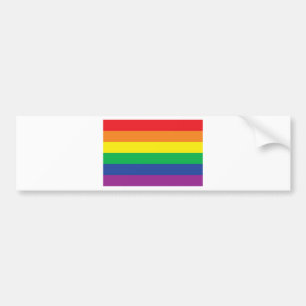 Rainbow Freedom Gay Pride Flag Symbool Bumpersticker