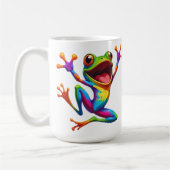 Rainbow Frog Koffiemok (Links)
