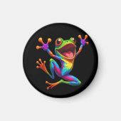 Rainbow Frog  Magneet (Voorkant)