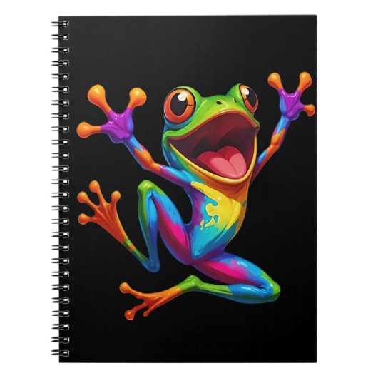 Rainbow Frog Notitieboek (Voorkant)