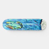 Rainbow Frog Skateboard (Horizontaal)