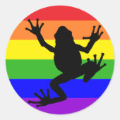 Rainbow Frog sticker (Voorkant)