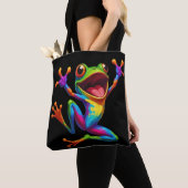 Rainbow Frog  Tote Bag (Dichtbij)