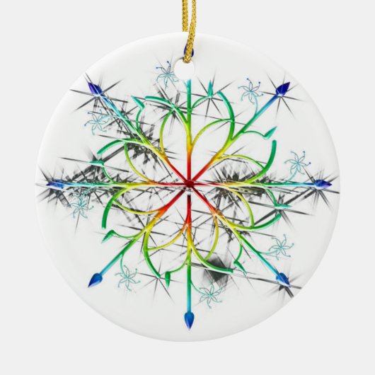 Rainbow Frost 2 Ornament (Voorkant)