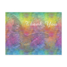 [Rainbow Frost] Meerkleurige Tie-Dye met Vlinder