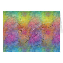 [Rainbow Frost] Stropdas-Dye-vlinderkaart