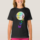 Rainbow Full Moon en Butterflies Dream Big T-shirt (Voorkant)