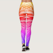 Rainbow Fun Bright Fireworks Leggings (Achterkant)