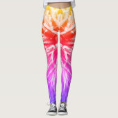 Rainbow Fun Bright Fireworks Leggings (Voorkant)