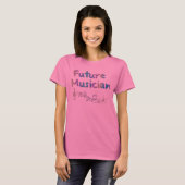 Rainbow Future Musician Musical Notes Mathood T T-shirt (Voorkant volledig)
