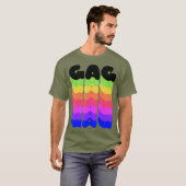 Rainbow Gag Pride Yasss Drag Werk Gay Meme LGBT T-shirt (Voorkant volledig)