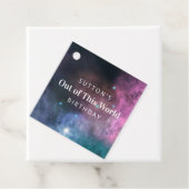 Rainbow Galaxy Birthday Bedankjes Labels (In situ)