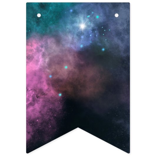 Rainbow Galaxy Birthday Vlaggetjes (Eerste vlag)