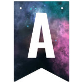 Rainbow Galaxy Birthday Vlaggetjes (Derde vlag)