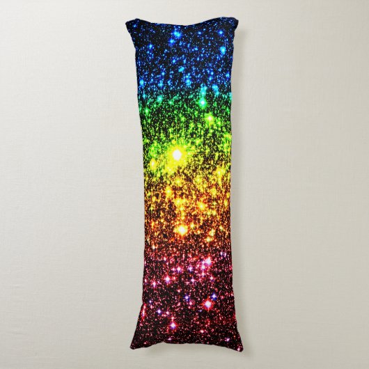 Rainbow Galaxy Body kussen (Voorkant Verticaal)