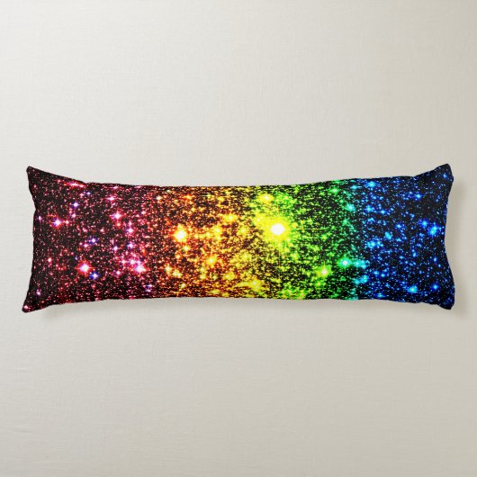 Rainbow Galaxy Body kussen (Voorkant)