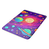 Rainbow Galaxy: Cartoon Fun Badmat (Gekanteld)