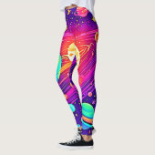 Rainbow Galaxy: Cartoon Fun Leggings (Links)