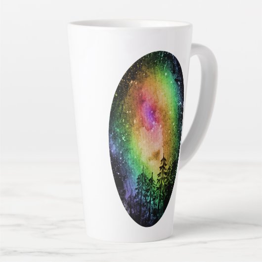  Rainbow Galaxy Cup Latte Mok (Rechterhoek)