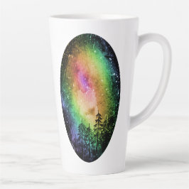 Rainbow Galaxy Cup Latte Mok