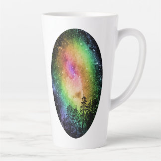 Rainbow Galaxy Cup Latte Mok