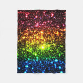 Rainbow Galaxy Fleece Deken (Voorkant)
