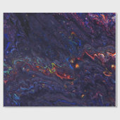 Rainbow Galaxy Geode Pattern Cadeaupapier (Vlak)