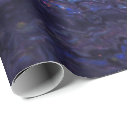 Rainbow Galaxy Geode Pattern Cadeaupapier (Rol Hoek)