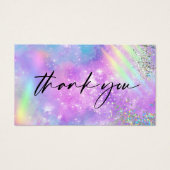 Rainbow Galaxy Hartelijk dank voor de korting van  Visitekaartje (Voorkant)