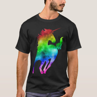 Rainbow Galaxy Unicorn Essential T-shirt