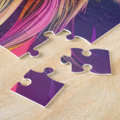 Rainbow Garden Neon Psychedelic Wildlife Natuur Legpuzzel (Zijkant)