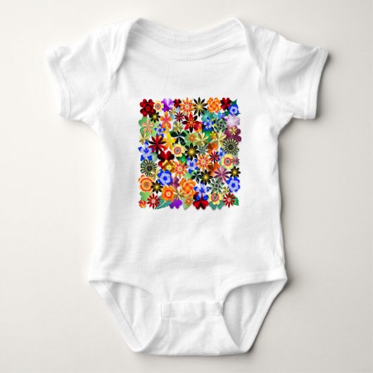 Rainbow Garden Romper (Voorkant)
