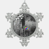 Rainbow Garden Visitor Snowflake Ornament (Voorkant)