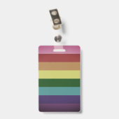 Rainbow, Gay en sympathisanten Badge (Back with Clip)
