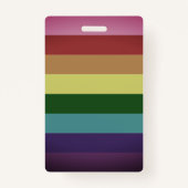 Rainbow, Gay en sympathisanten Badge (Achterkant)