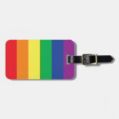 Rainbow Gay Freedom Pride Flag Symbool Bagagelabel (Voorkant horizontaal)
