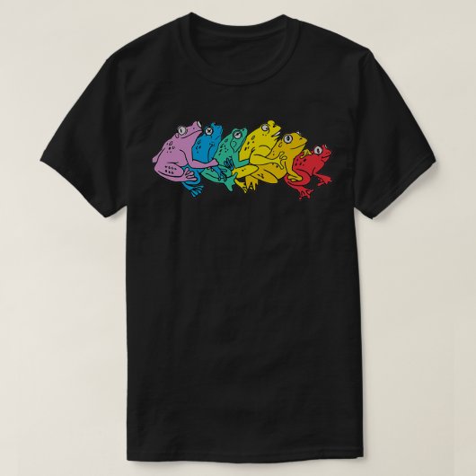 Rainbow Gay Frog RAINBOW GAY FROG 2 T-shirt (Design voorkant)
