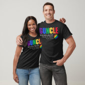 Rainbow Gay Lgbt Pride oom Definition Gift Guncl T-shirt (Unisex)