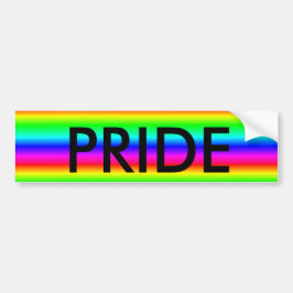 Rainbow "Gay or LGBT PRIDE" Bumpersticker